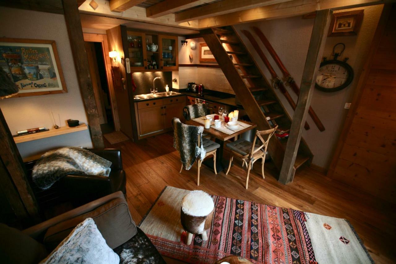 Duplex En Vieux Bois Hyper Centre Apartman Chamonix Kültér fotó