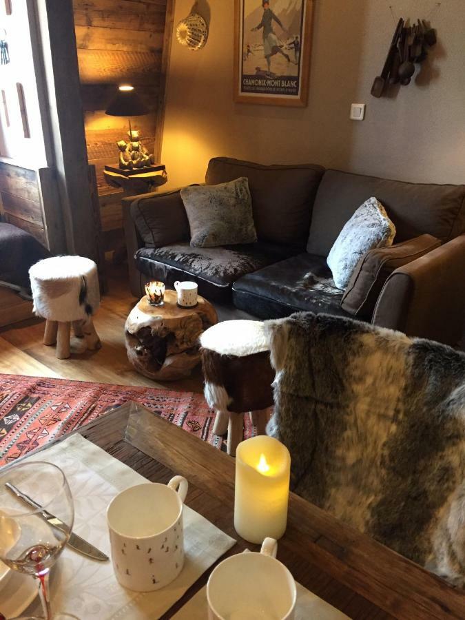 Duplex En Vieux Bois Hyper Centre Apartman Chamonix Kültér fotó
